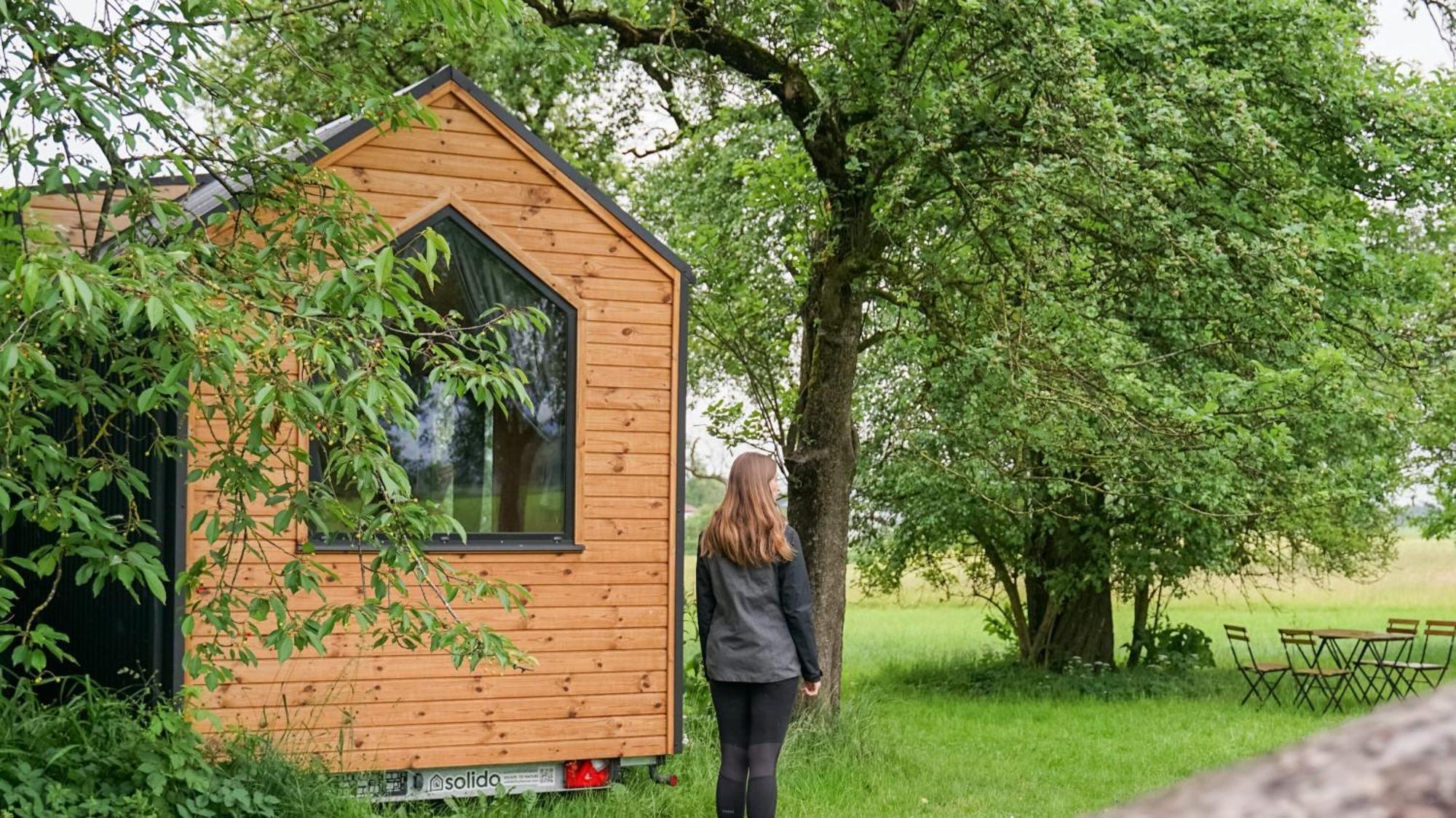 Вилла Lisi Grun Tiny House By Tiny Away Заттледт Экстерьер фото